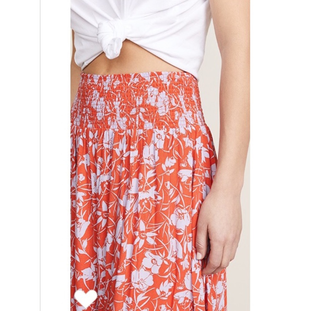 Free People Tiered Smocked Maxi Skirt - Picture 4 of 8